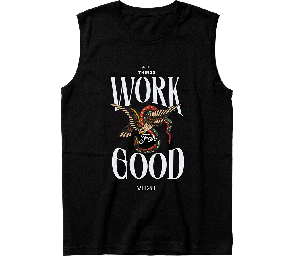 Box Tee Sleeveless - Crush the snake VIII28