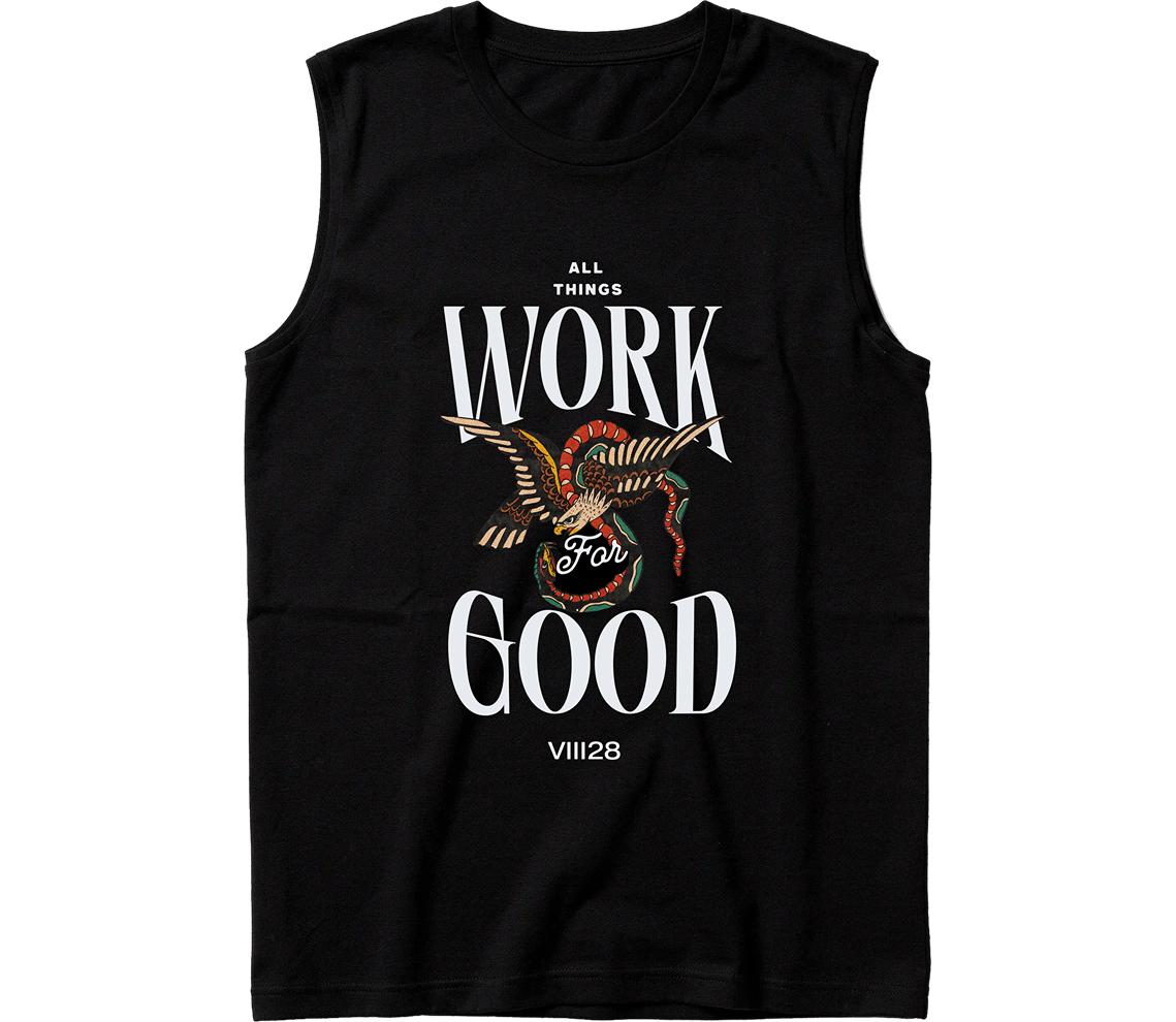 Box Tee Sleeveless - Crush the snake VIII28