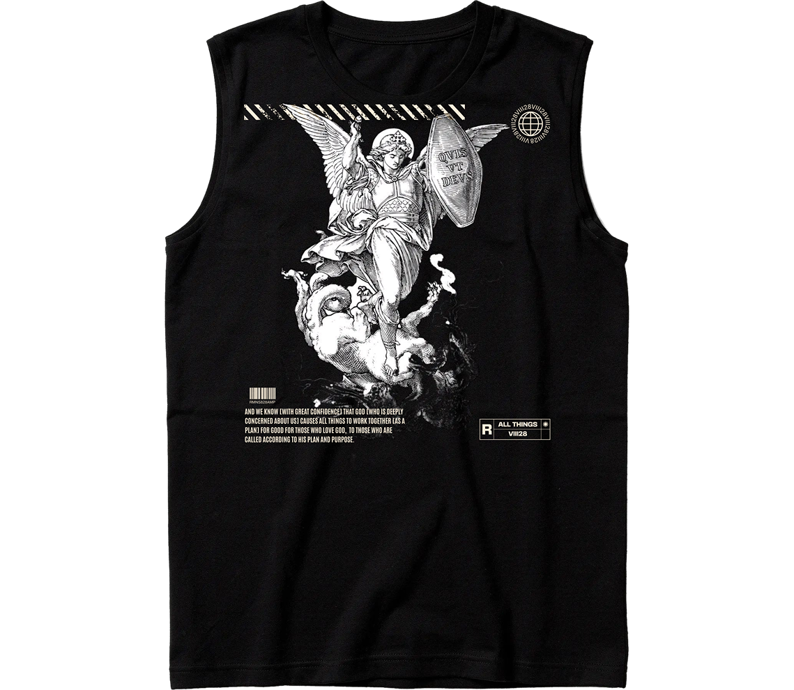 Box tee Sleeveless - Who is like God VIII28