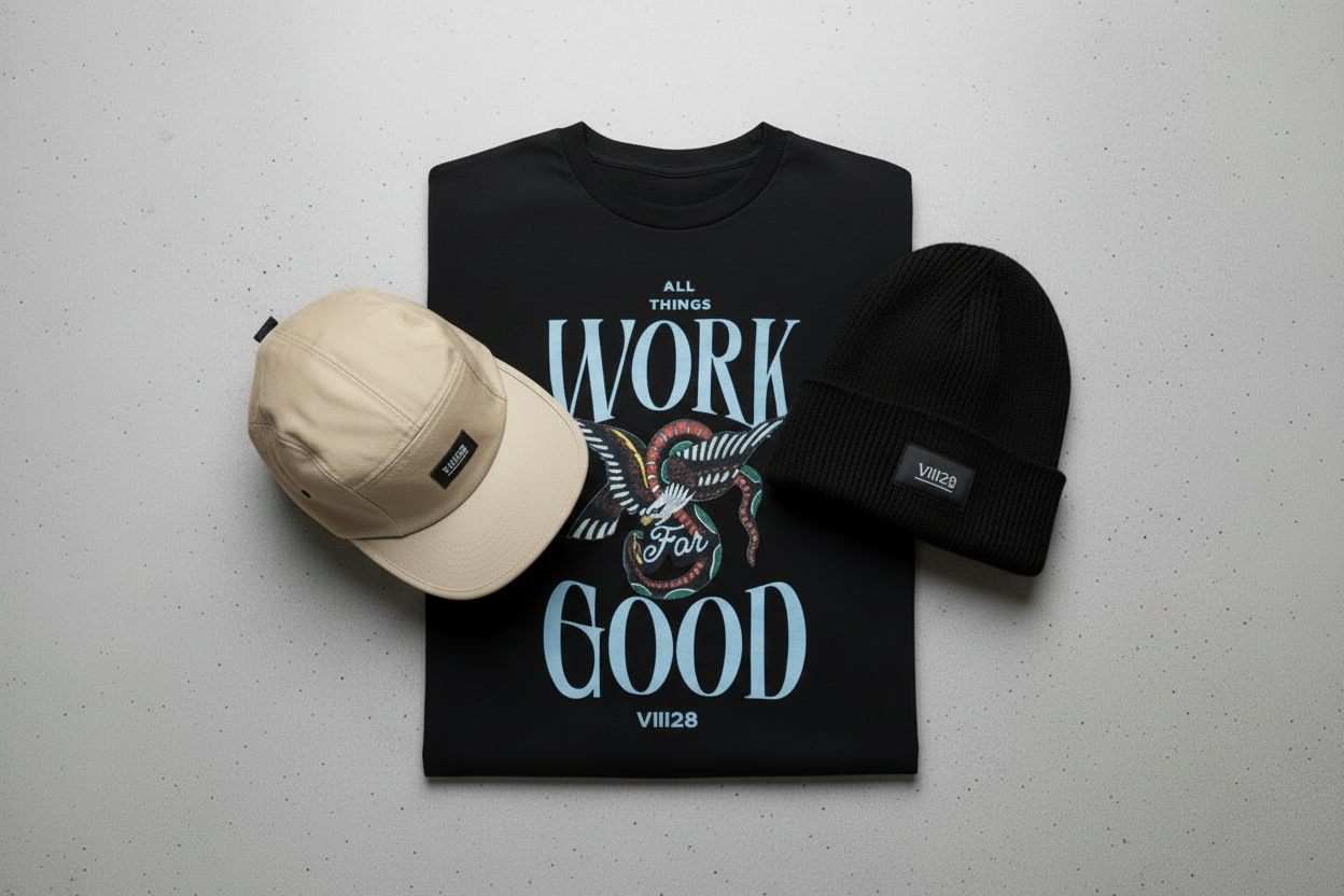 Christmas Bundle - Eagle Tee, Jockey Cap, and Black Beanie